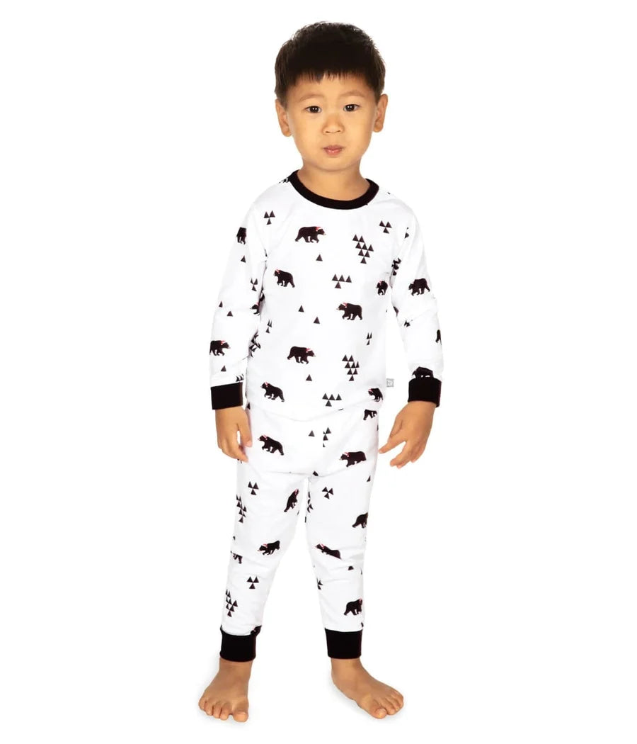 Toddler Boy's Beary Christmas Crew Neck Pajama Set