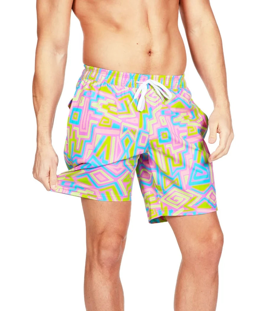 Retro Ride Stretch Swim Trunks - 7.5" Inseam