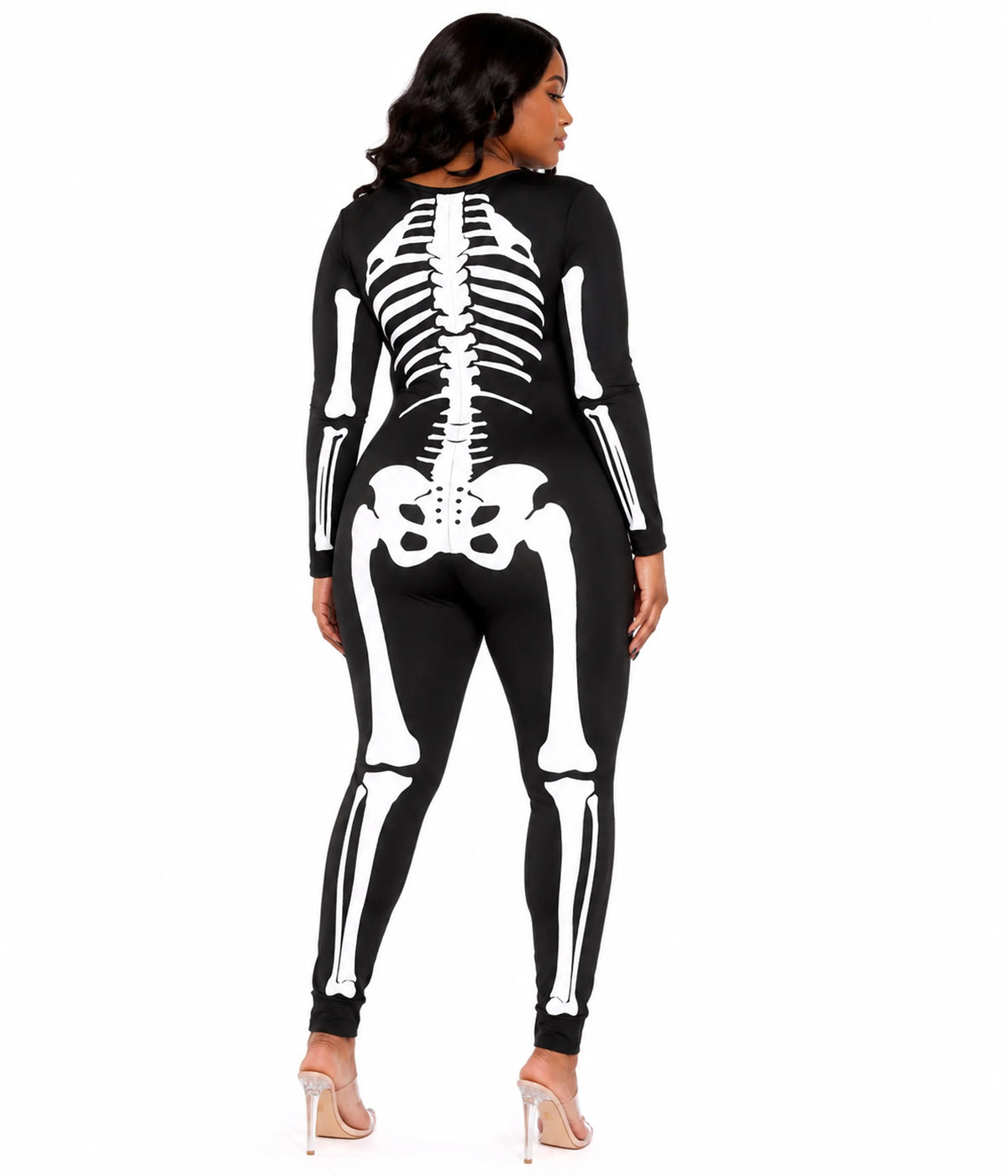 Skeleton Plus Size Bodysuit Costume