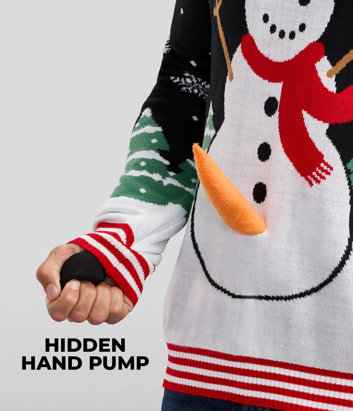 Men's Frisky Frosty Pump Ugly Christmas Sweater