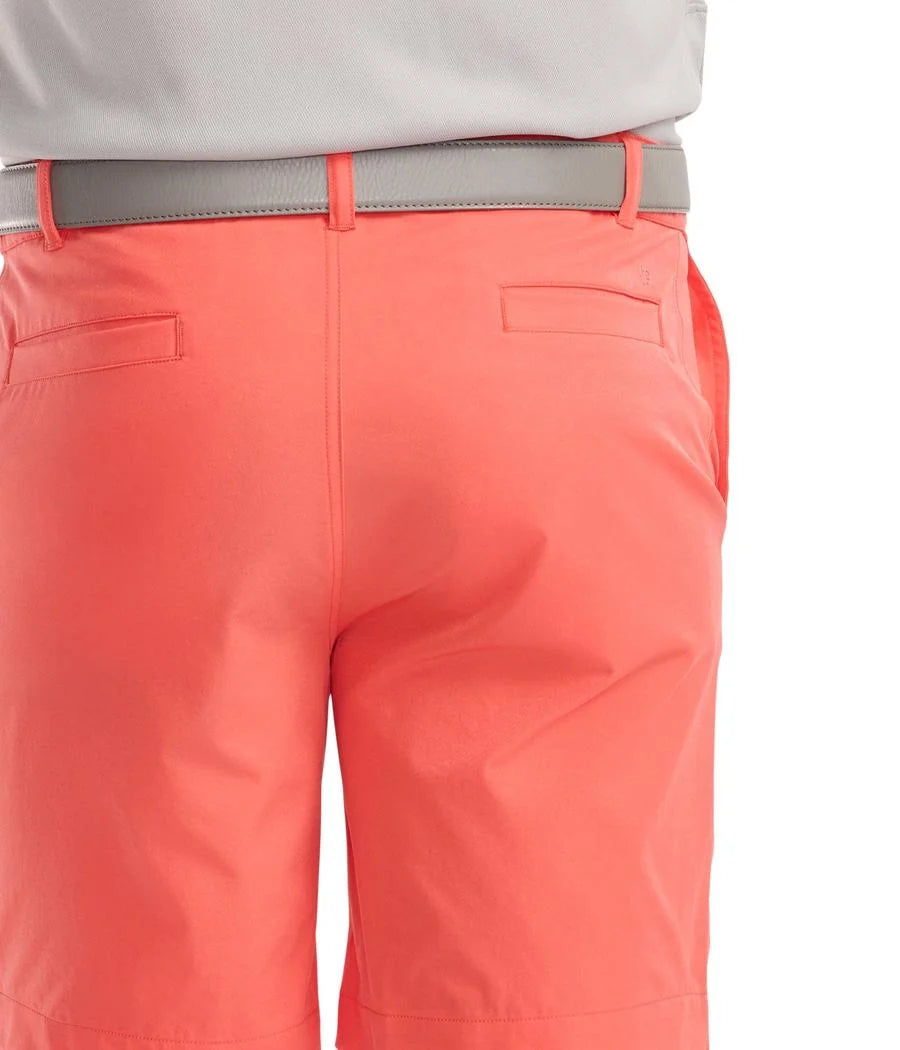 Men's Red-Orange Golf Shorts