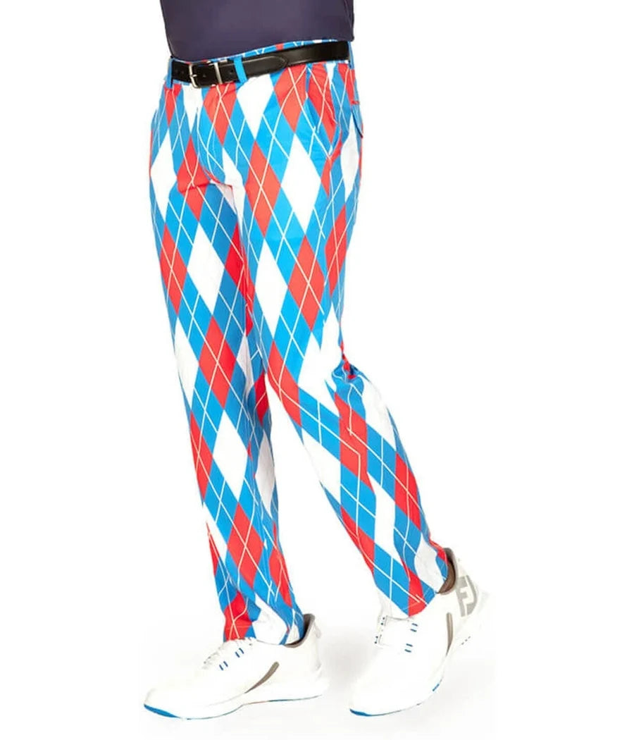 Men's American Argyle Golf Pants