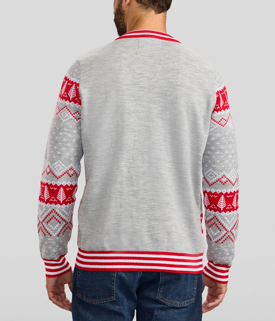 Men's Rudolph Light Up Ugly Christmas Sweater