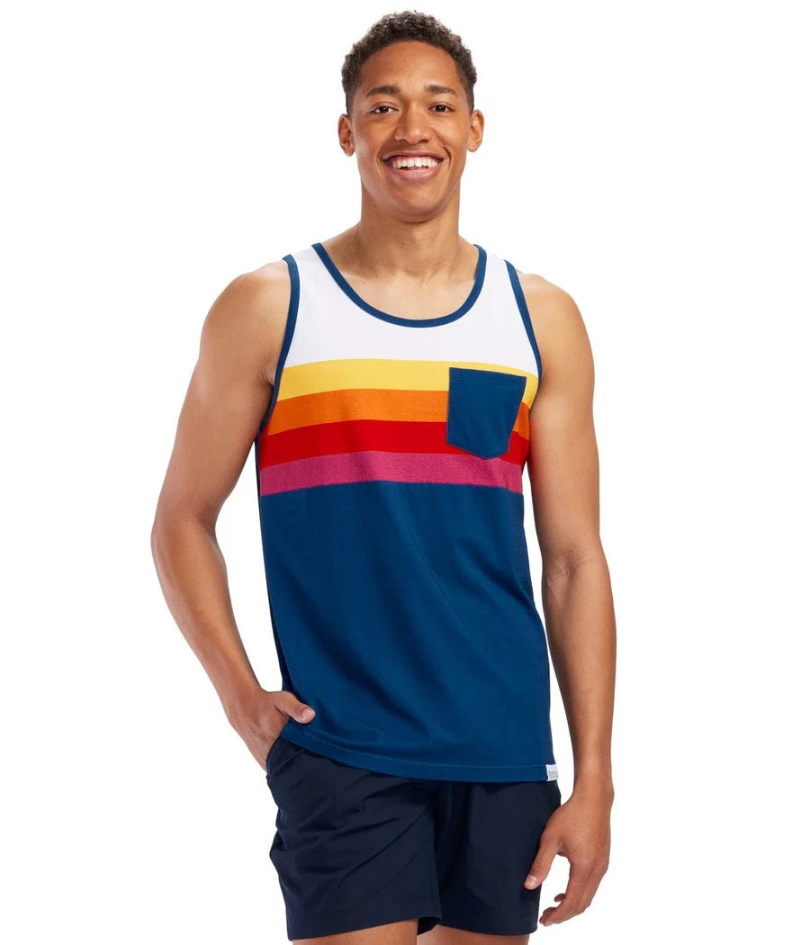 Men's Slice of Sunset Tank Top