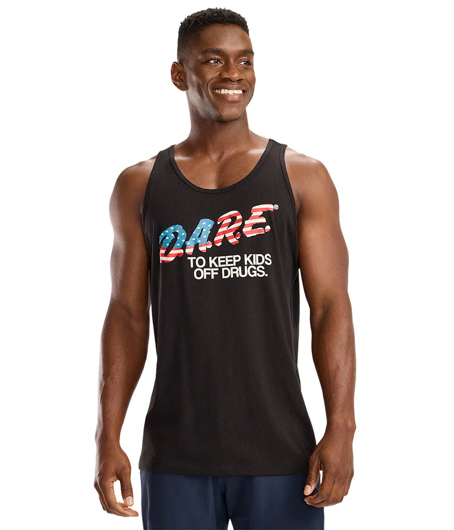 Men's Declaration of DARE Tank Top (Black)
