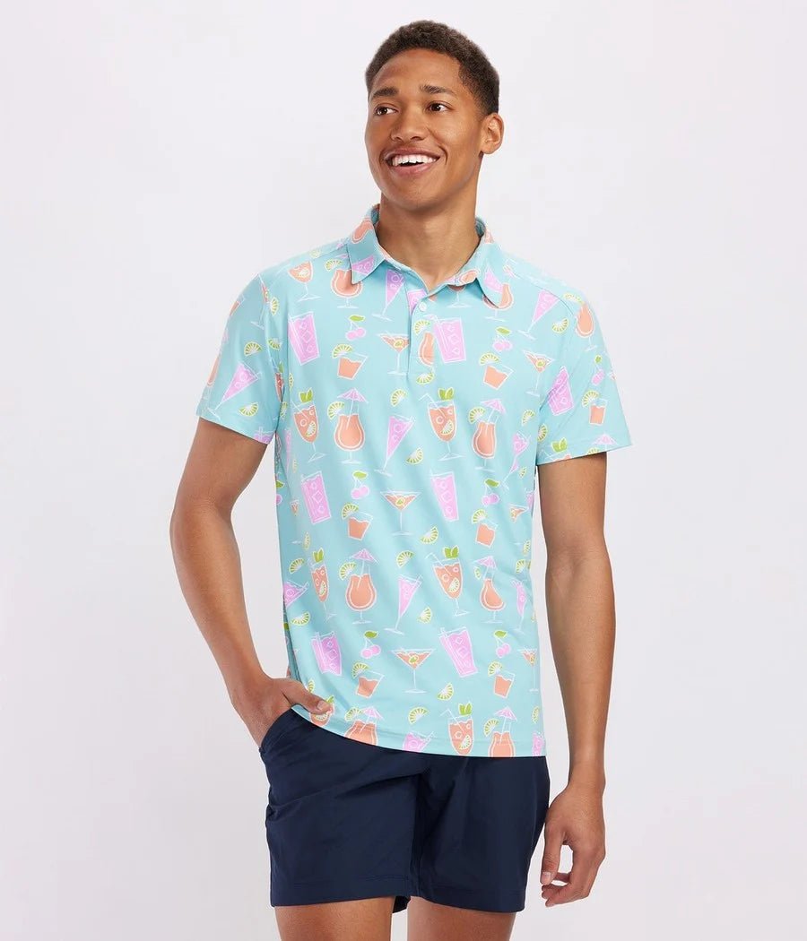 Men's Cocktail Caddy Polo Shirt