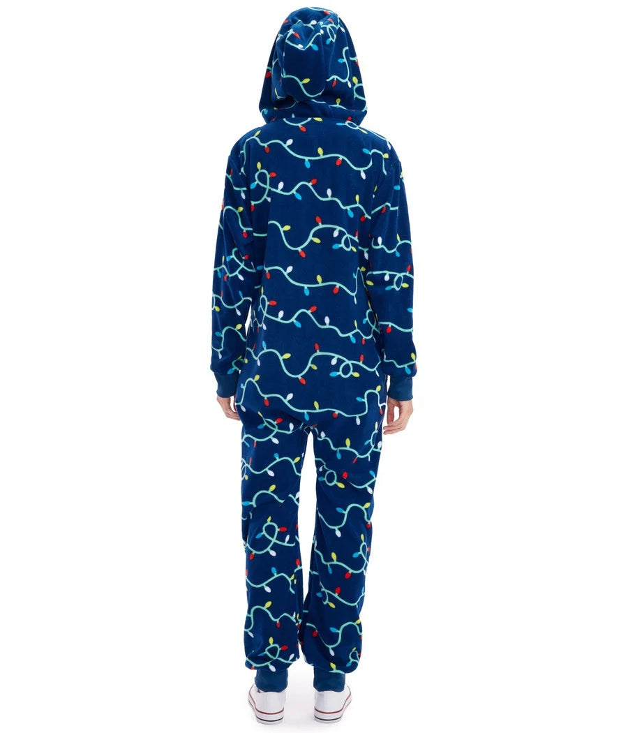 Women's String of Lights Light Up Jumpsuit