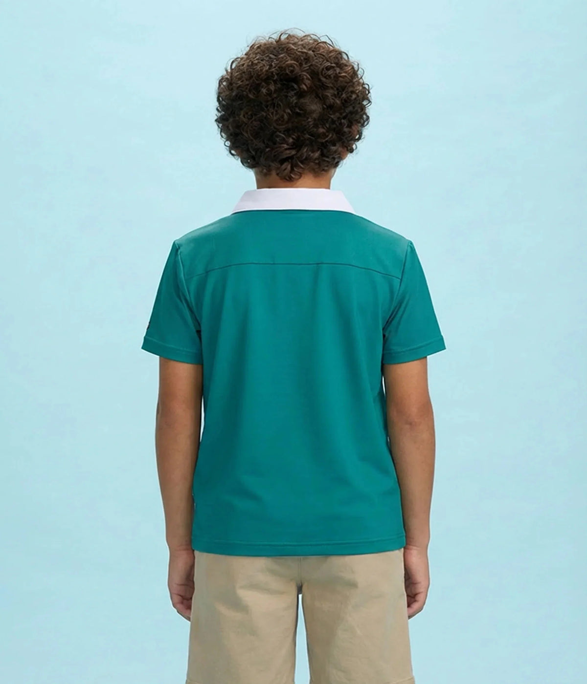 Boy's Green Blazer Golf Polo