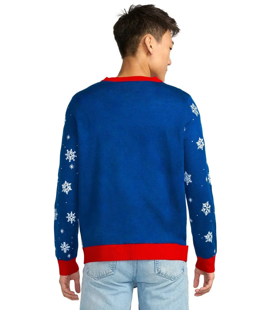 Men's Rollin' With My Snowmies Ugly Christmas Sweater