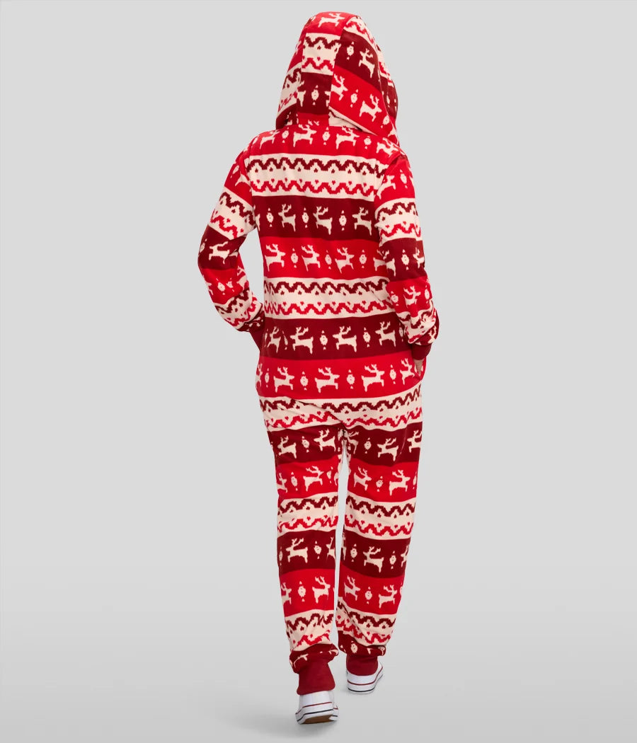Women's Home For The Holidays Jumpsuit