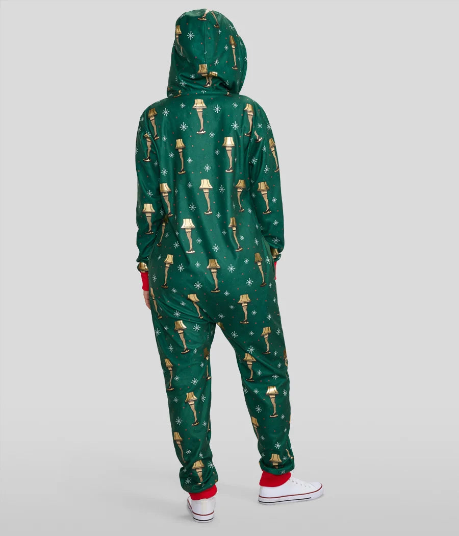 Women's Christmas Story Leg Lamp Jumpsuit