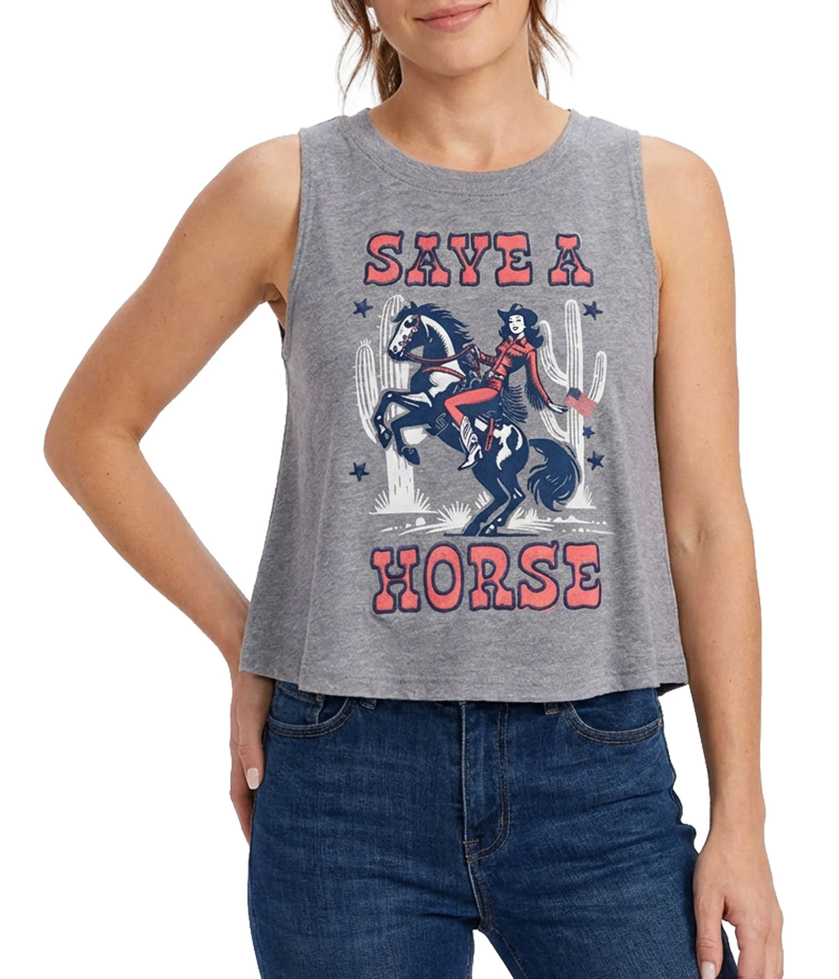 Women's Save A Horse Muscle Tank