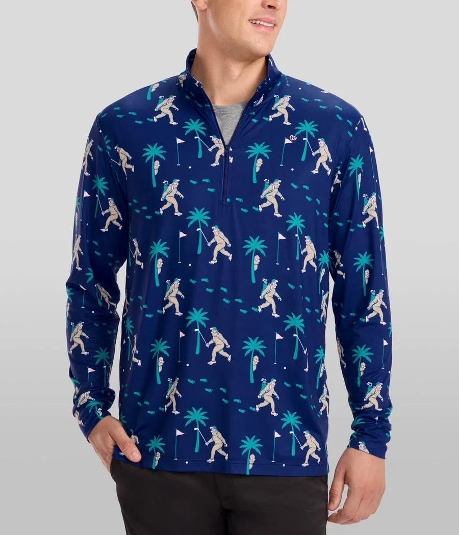 Men's Bigfoot Bogey Golf Quarter Zip Pullover