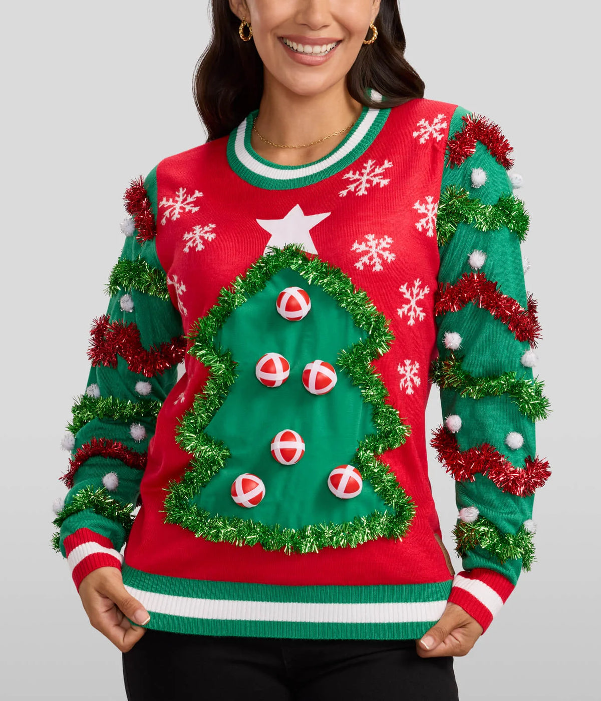 Women's Deck the Halls Game Ugly Christmas Sweater