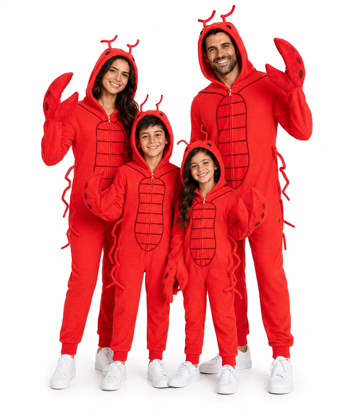 Matching Lobster Family Costumes
