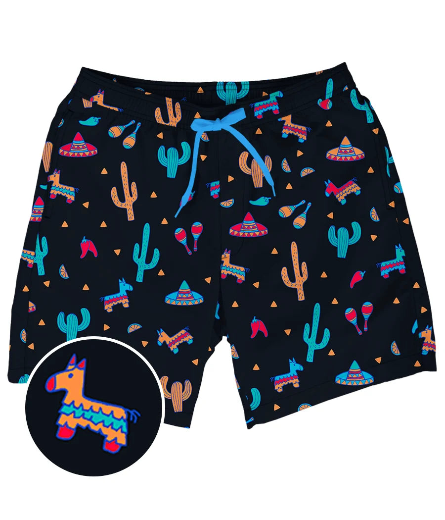 Midnight Fiesta Stretch Swim Trunks - 7.5" Inseam
