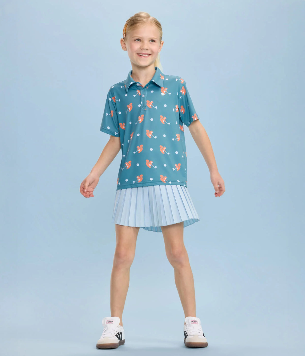Girl's Squirrel! Golf Polo