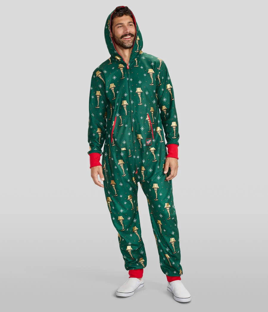 Men's Christmas Story Leg Lamp Jumpsuit