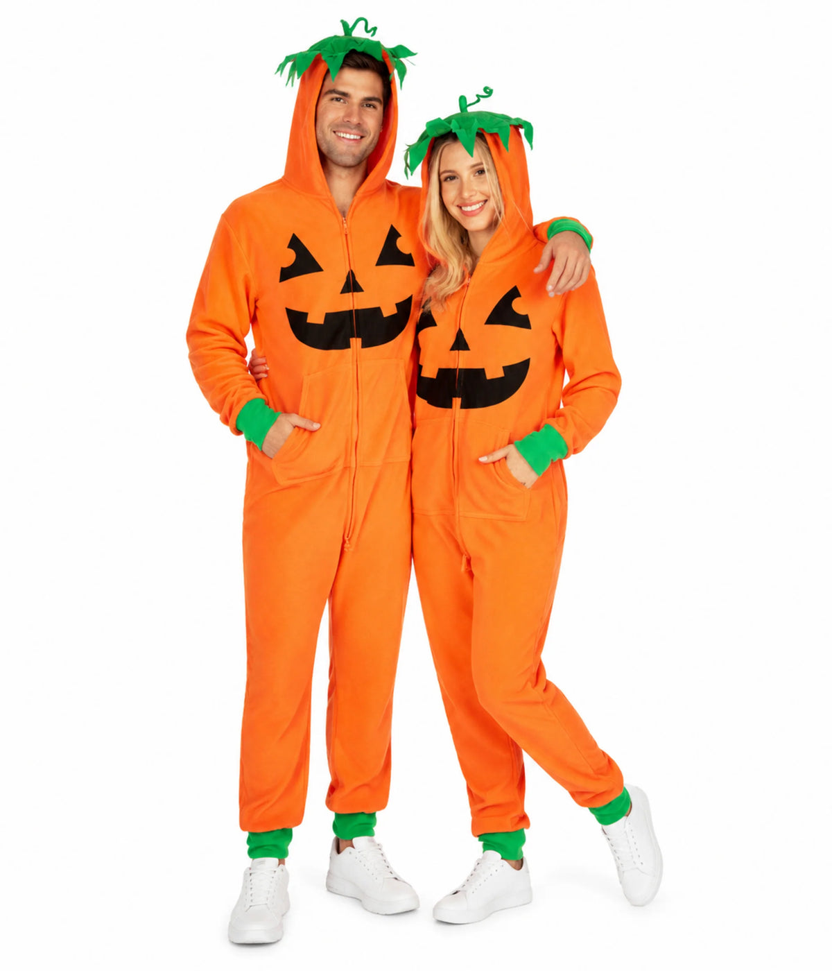 Matching Pumpkin Couples Costume