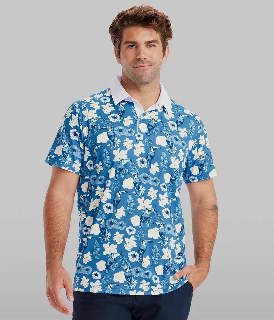 Men's Blue Botanics Pickleball Shirt