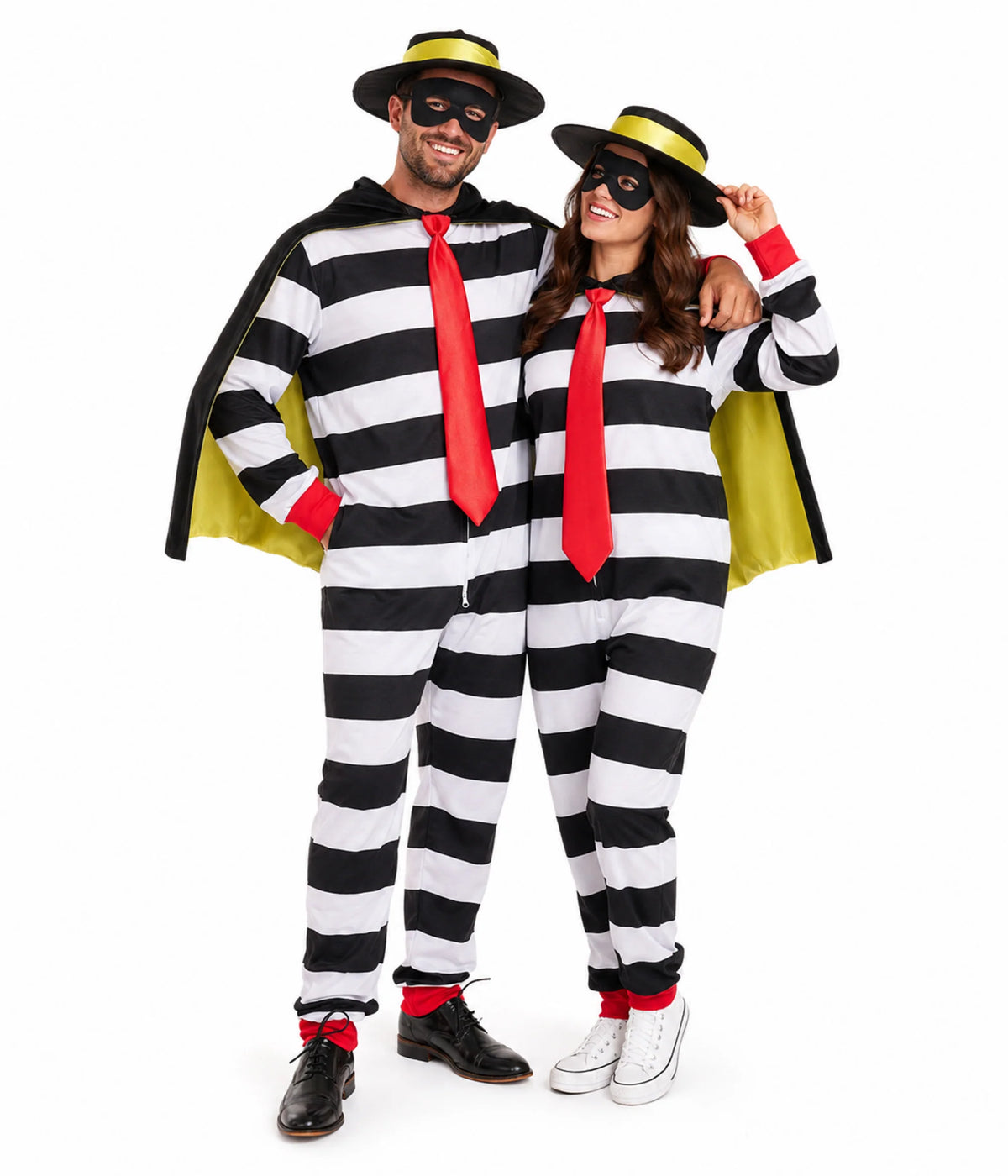 Matching Hamburger Thief Couples Costumes