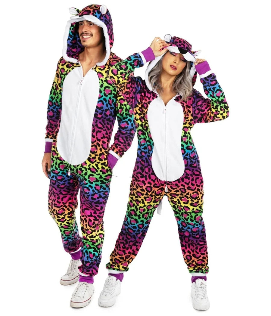 Matching Retro Leopard Couples Costumes