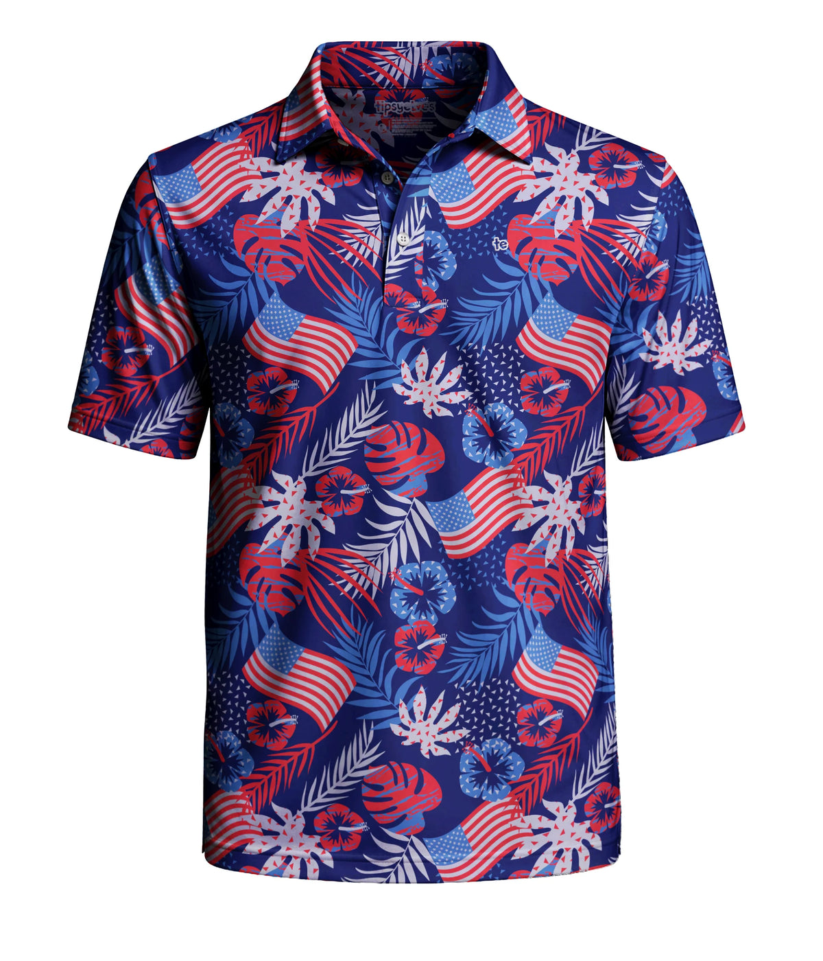Men's Patriotic Paradise Performance Polo