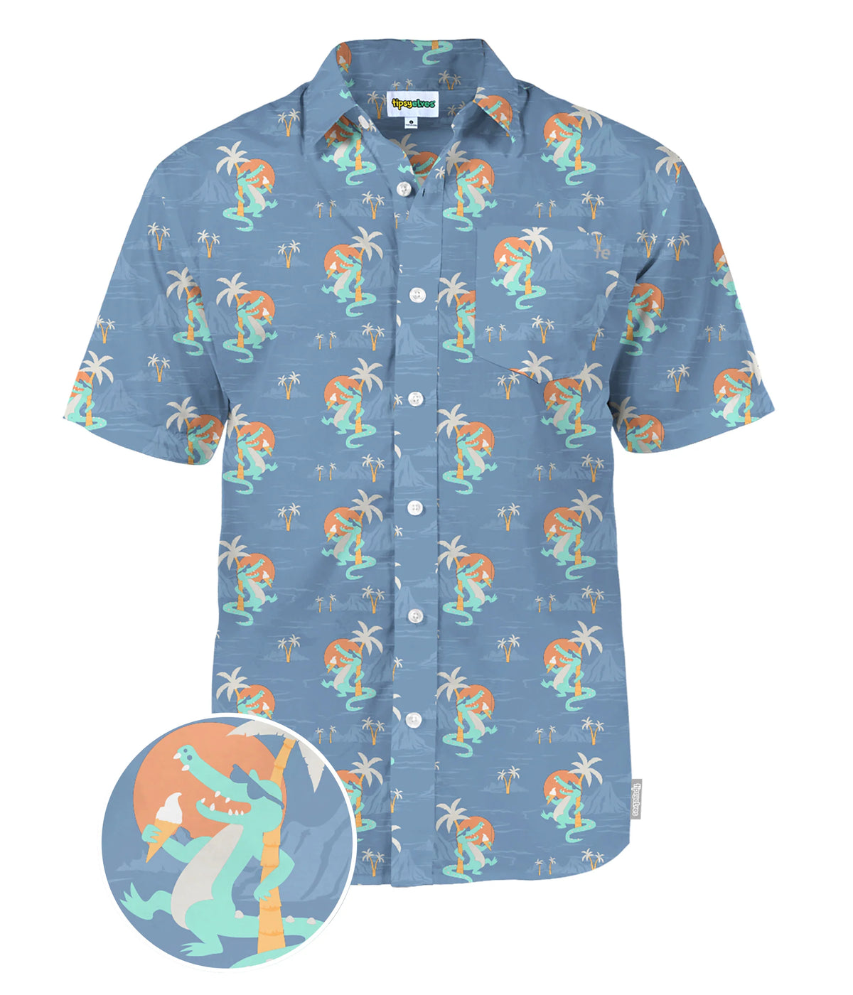 Men's Gator Flavor Hawaiian Shirt