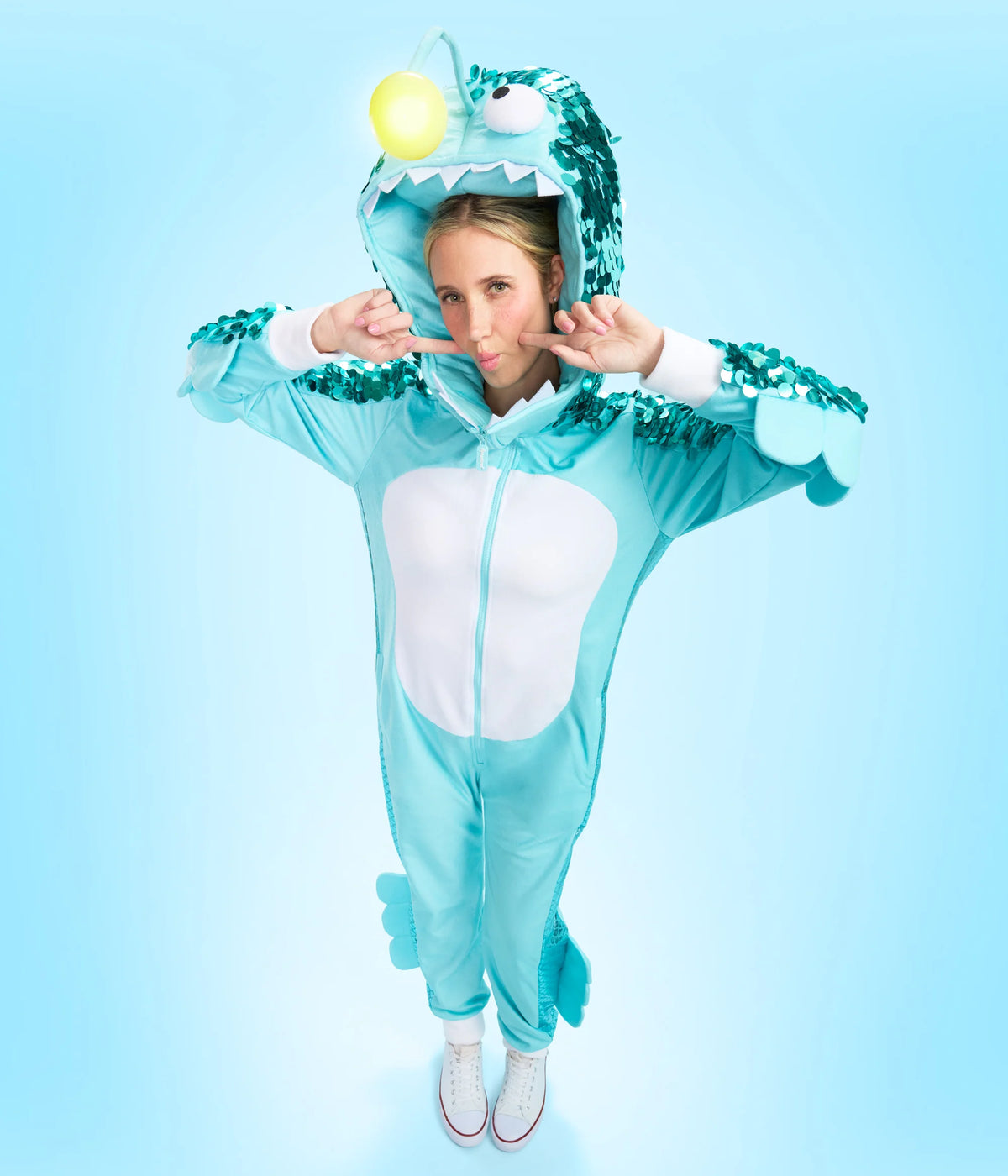Women's Angler Fish Light Up Costume