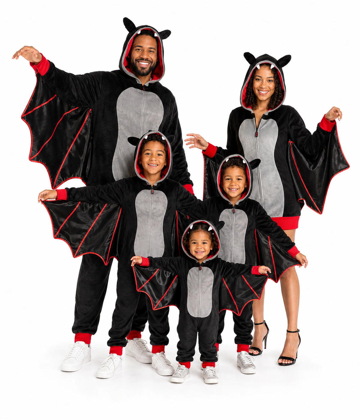 Matching Bat Family Costumes