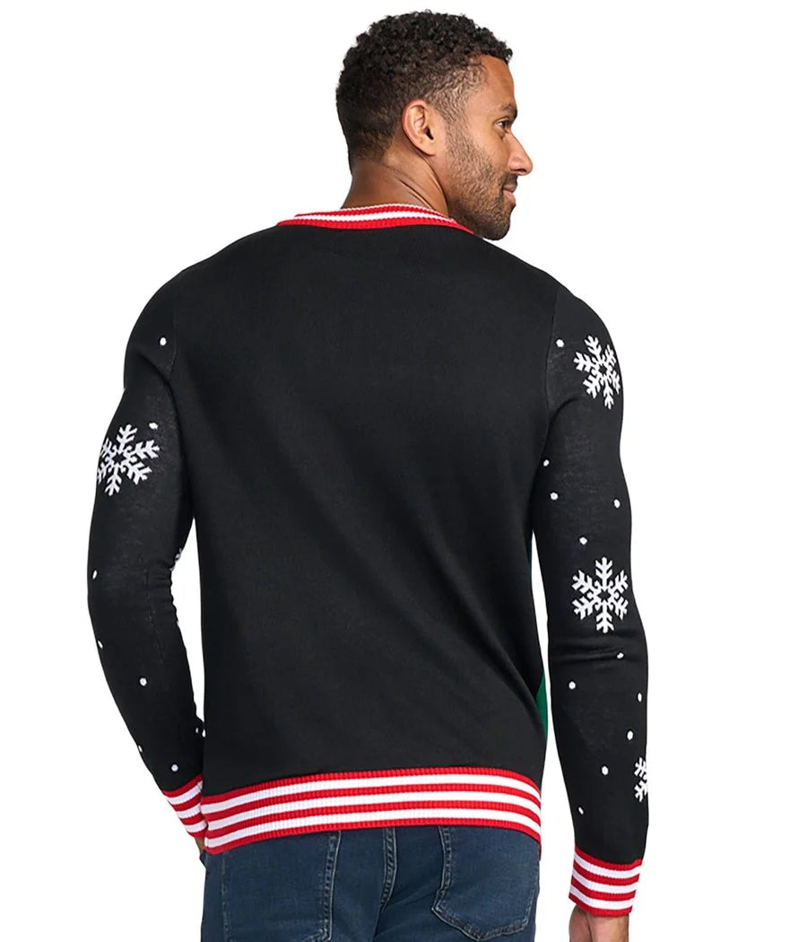 Men's Golfing Santa Ugly Christmas Sweater