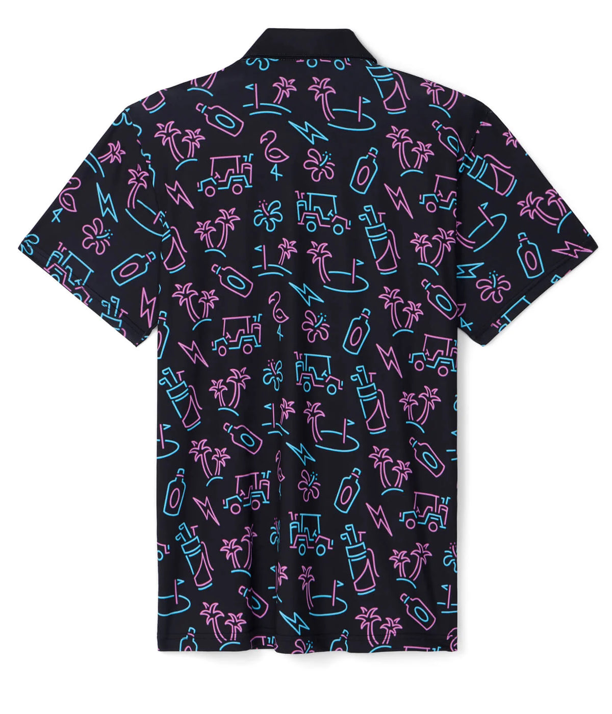 Men's Glowing Game Golf Polo