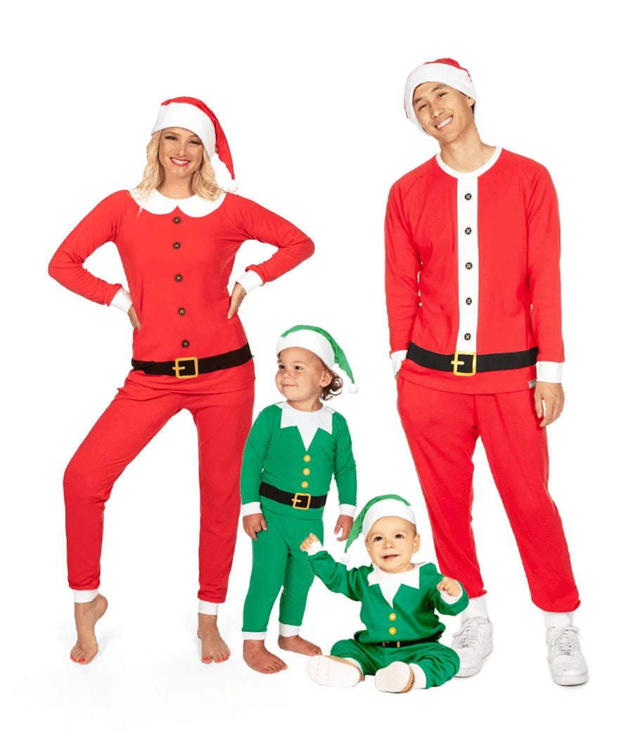 Matching Santa's Workshop Family Pajamas