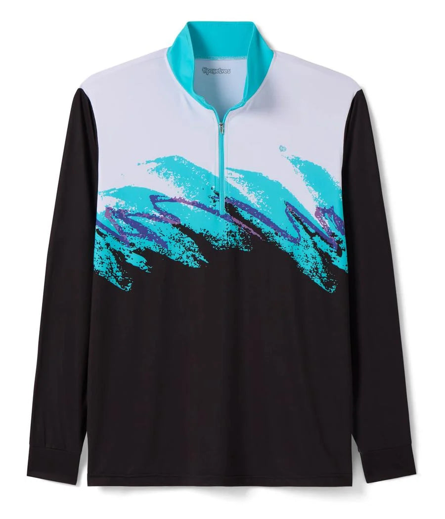 Men's Midnight Rip 'N Spray Golf Quarter Zip Pullover