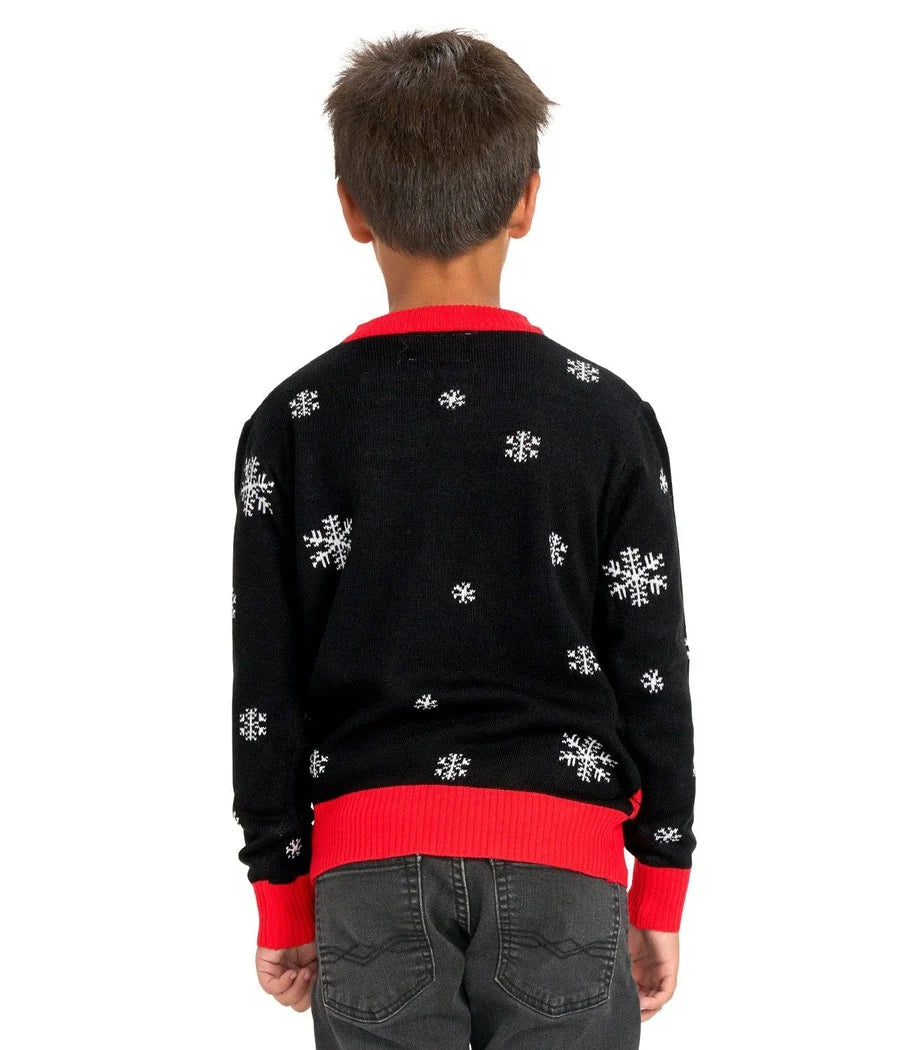 Boy's Leaky Roof Ugly Christmas Sweater