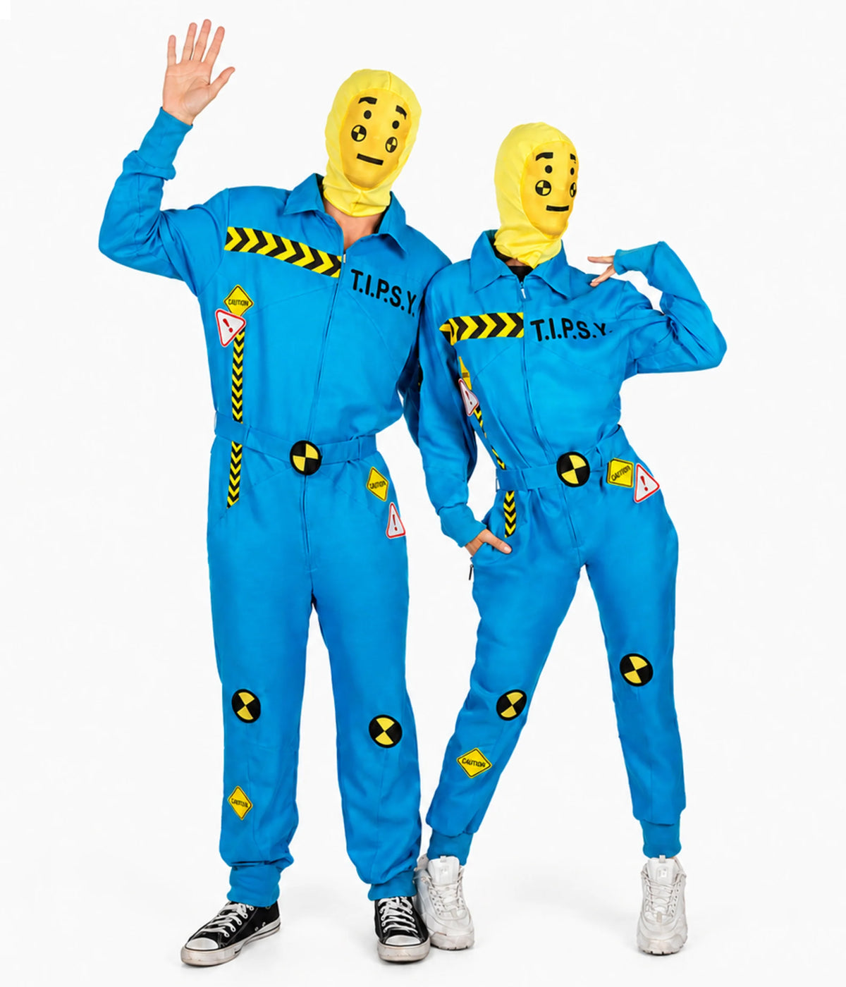 Matching Crash Test Dummy Couples Costumes