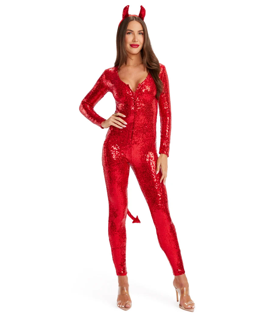 Sequin Devil Costume