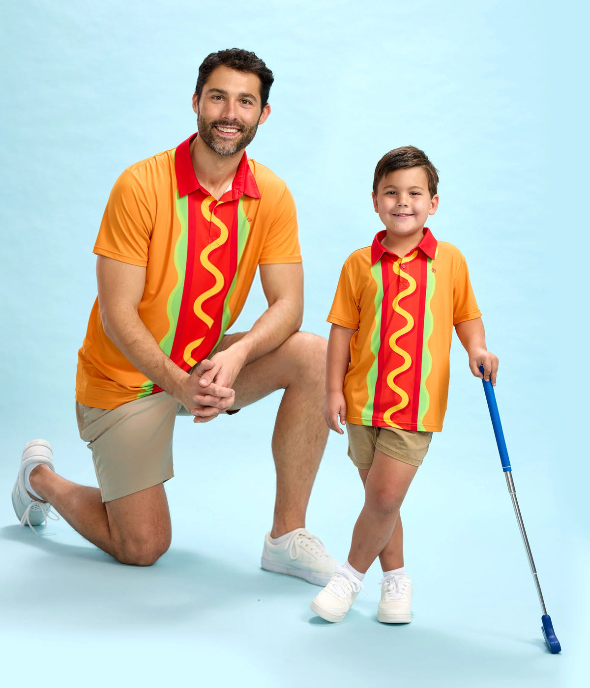 Toddler Boy's Hot Dogger Golf Polo