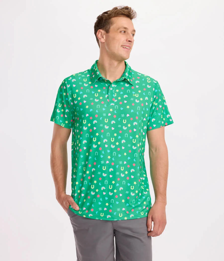 Men's Lucky Charmer Golf Polo