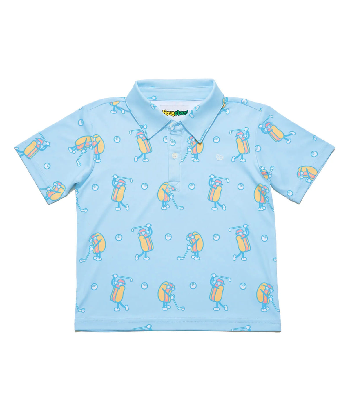 Toddler Boy's Sizzlin' Swing Golf Polo