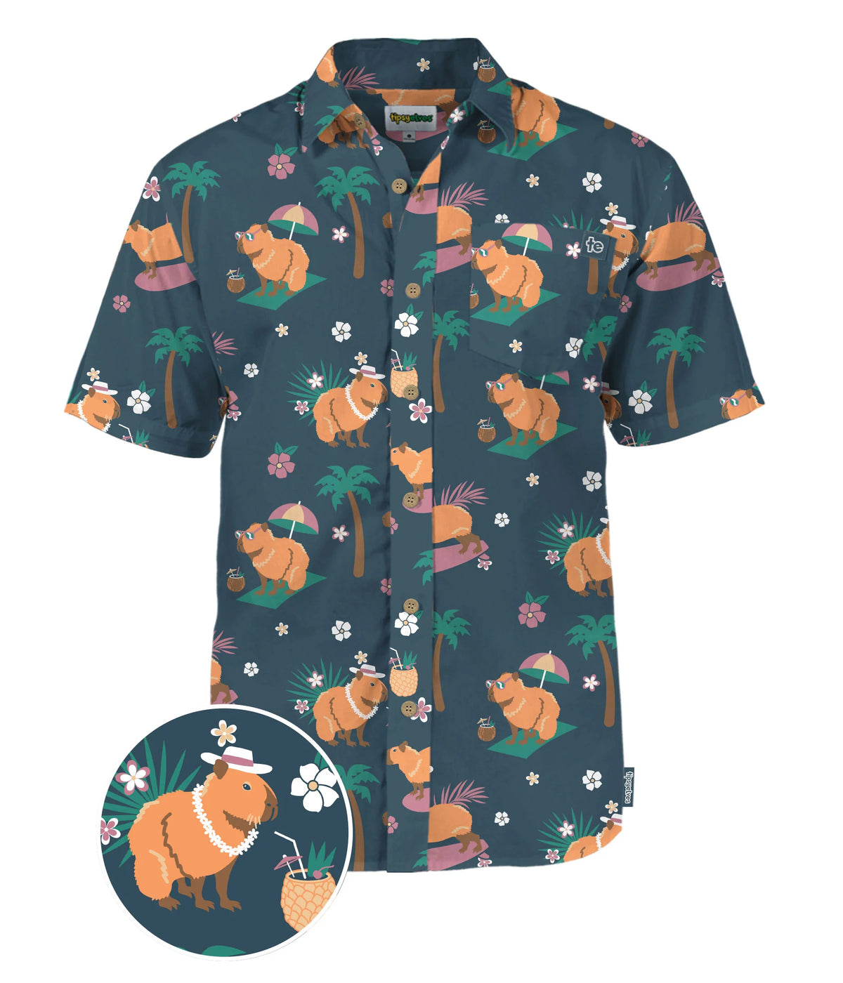 Men's Bahama Capybara Hawaiian Shirt