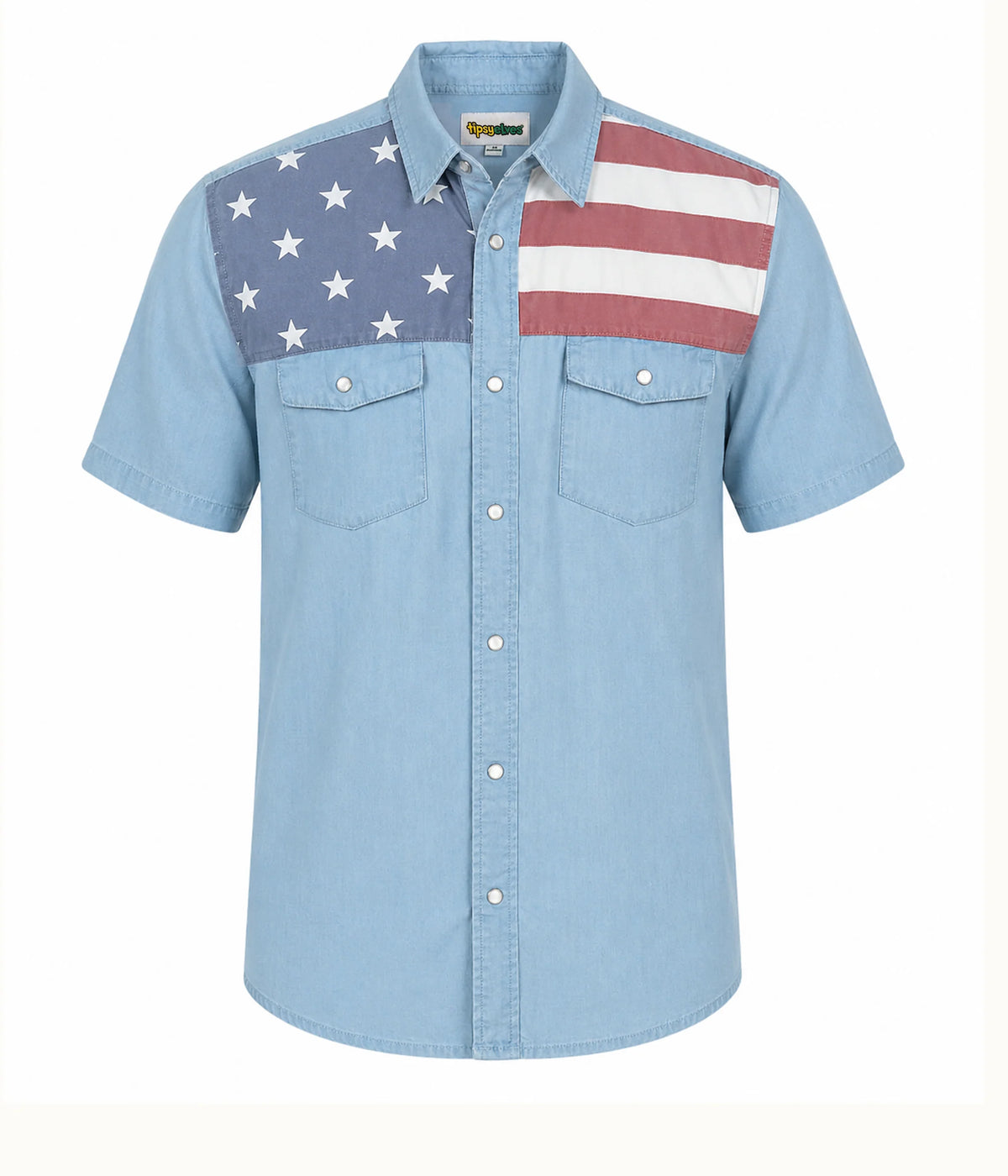 Men’s Star Spangled Wrangler Button Down Shirt