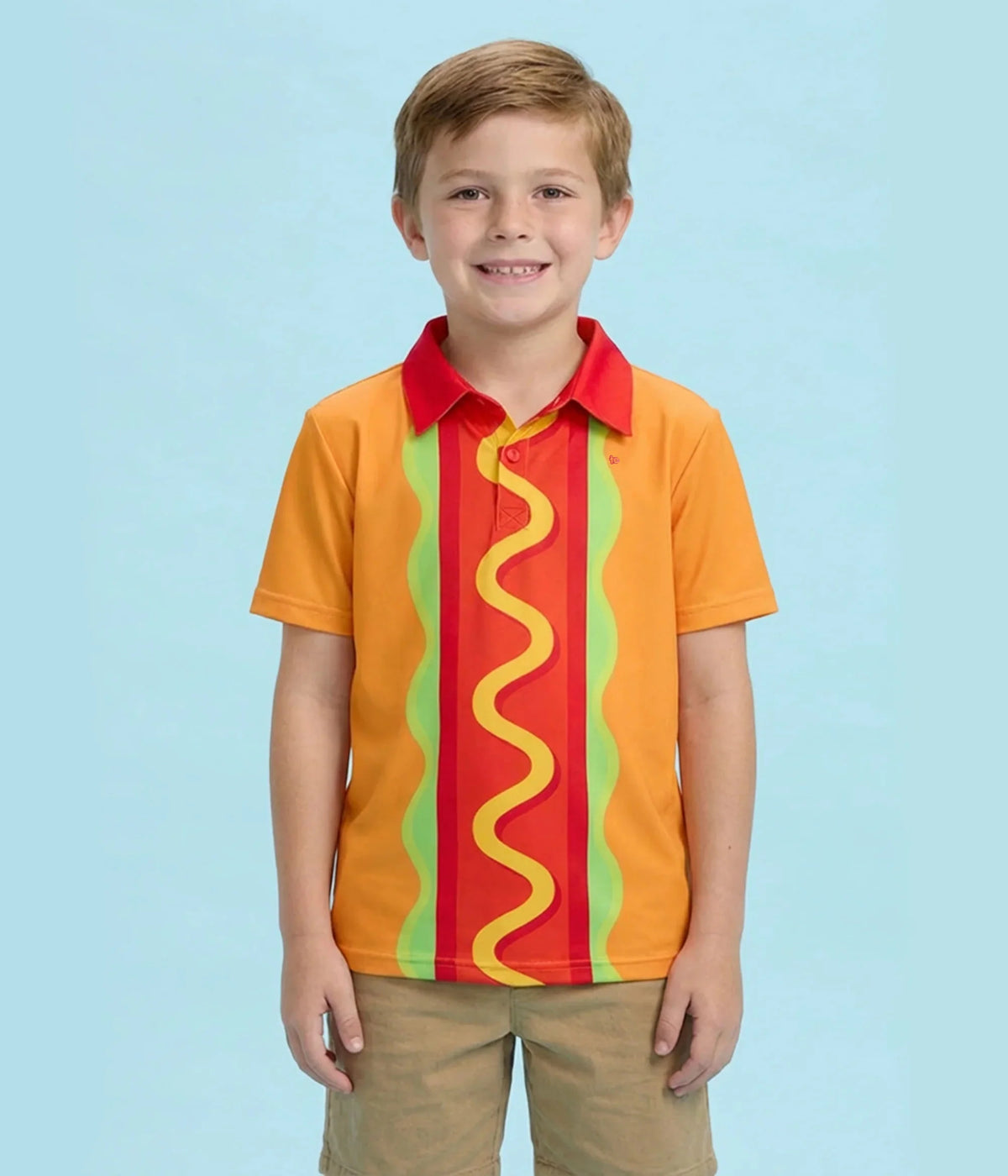 Boy's Hot Dogger Golf Polo