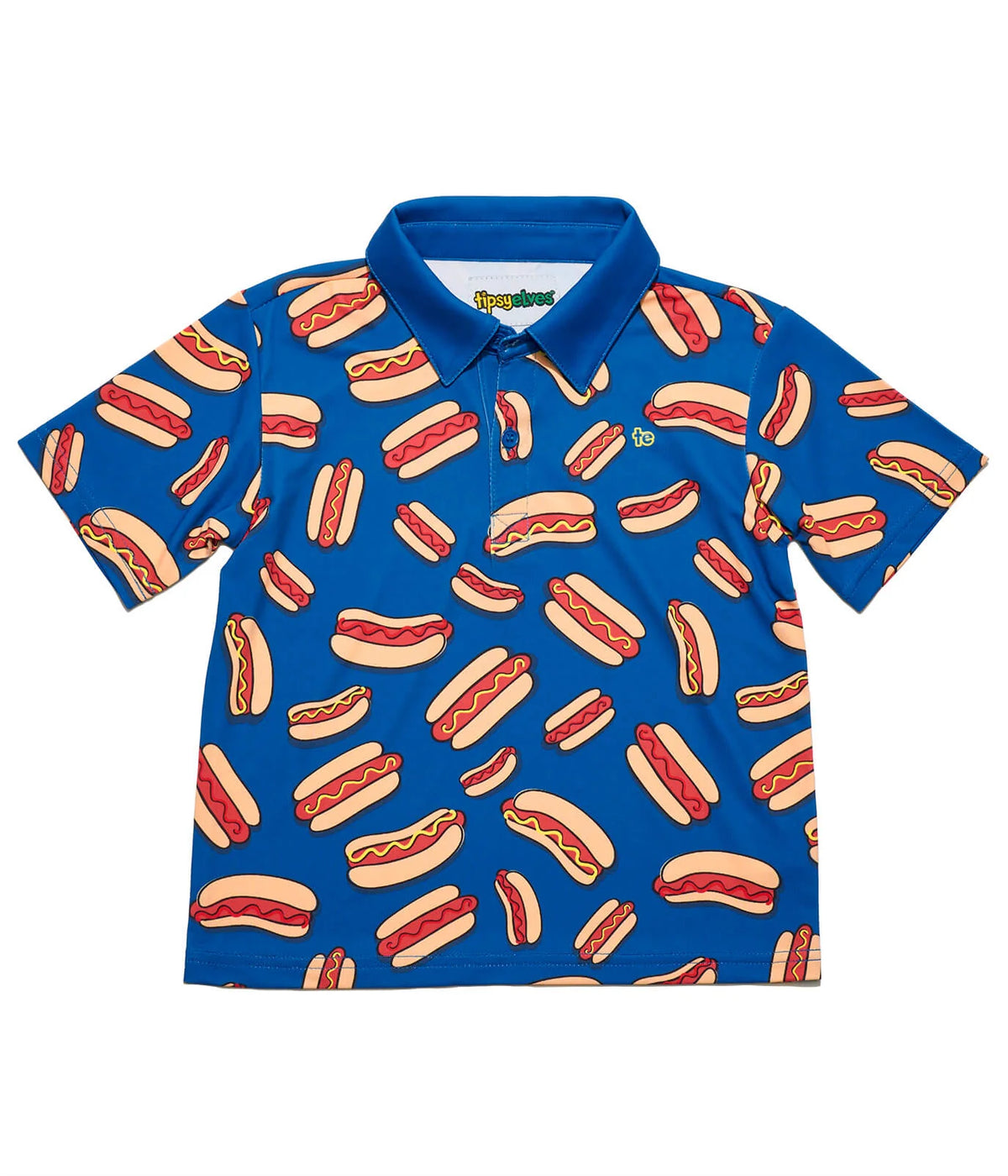 Toddler Boy's Hot Dog Golf Polo