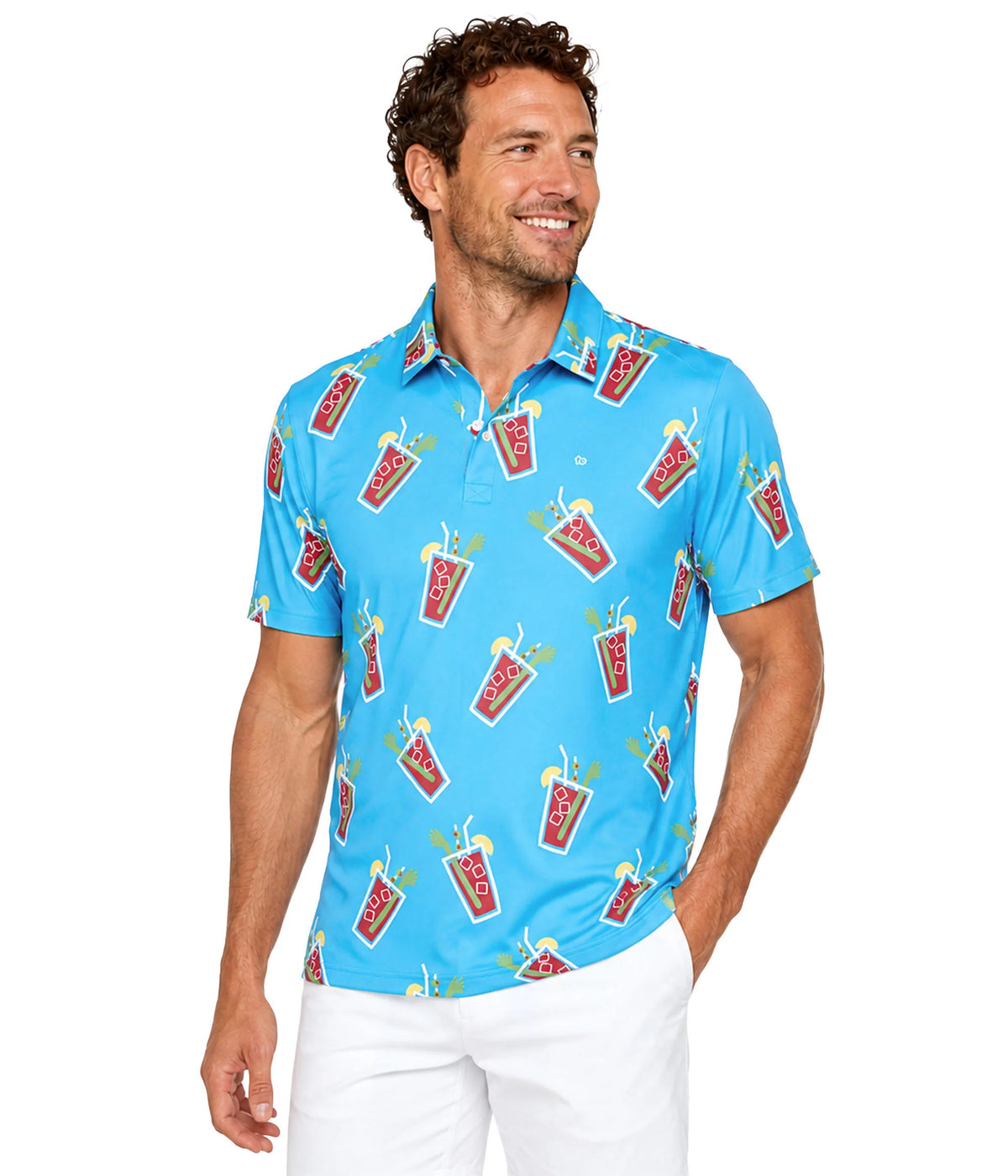 Men's Breezy Bloody Mary Golf Polo