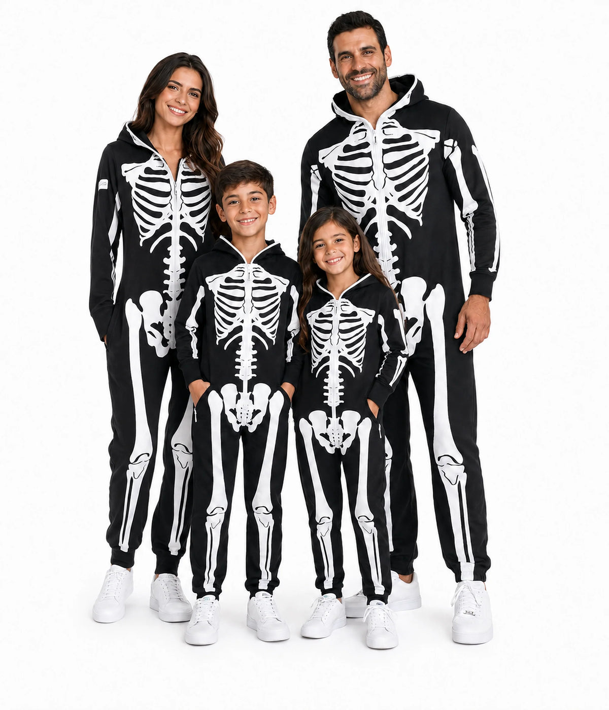 Matching Skeleton Family Costumes