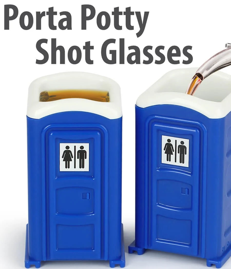 Porta Potty Shot Glasses