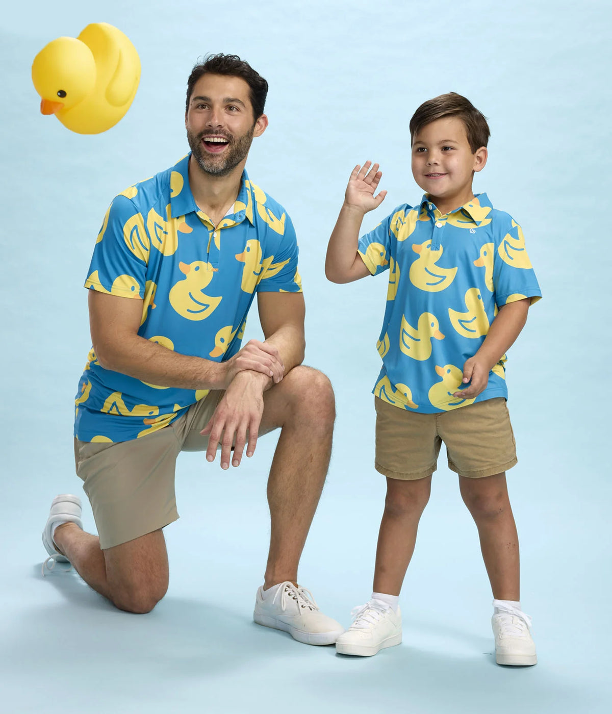 Toddler Boy's Duckin' Around Golf Polo