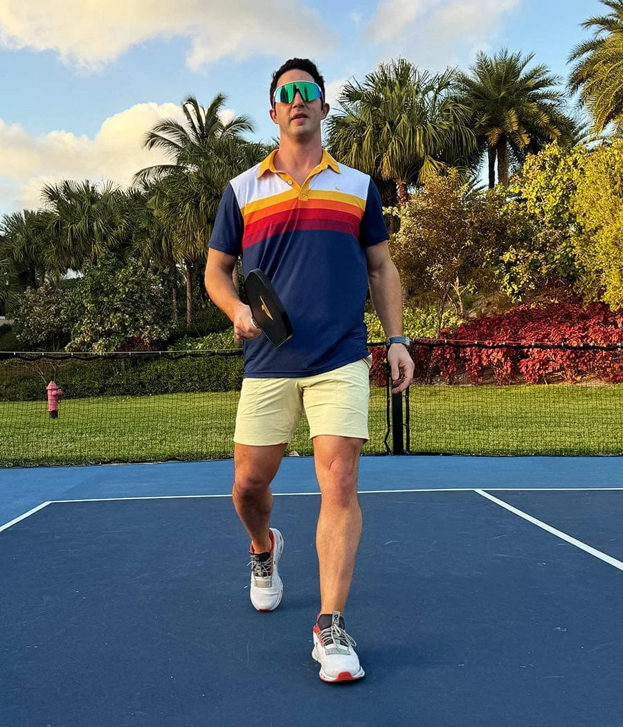 Men's Slice of Sunset Pickleball Shirt