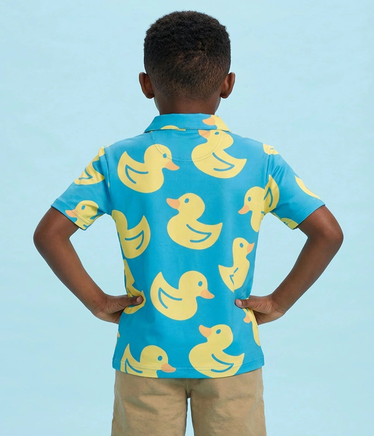 Boy's Duckin' Around Golf Polo